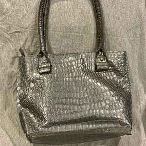 Emilie M gray tote